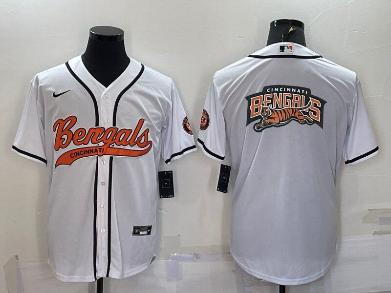 Men's Cincinnati Bengals White Jersey